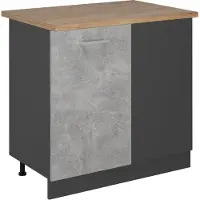 Vicco R-Line Hoekkast – 86 cm, WB Eik Beton