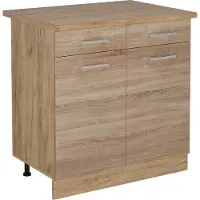 Vicco Keukenonderkast R-Line Sonoma 80 cm , WB Eik, Model 54027