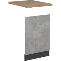 Vicco R-Line Voorpaneel vaatwasser – 45 cm, WB Eik Beton