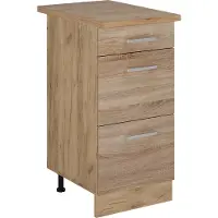 Vicco Keukenonderkast R-Line Sonoma 40 cm met laden, WB Eik, Model 53863