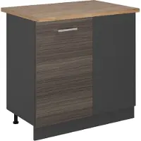 Vicco R-Line Hoekkast – 86 cm, WB Eik Edel grijs