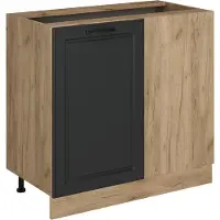 Vicco Hoekkast R-Line Antraciet landhuis 86 cm zonder werkblad, Model 53448