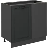 Vicco R-Line Hoekkast – 86 cm zonder werkblad Antraciet landhuis