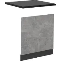 Vicco R-Line Voorpaneel vaatwasser – 60 cm, WB Antraciet Beton