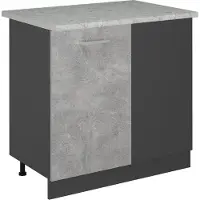 Vicco R-Line Hoekkast – 86 cm WB Marmer Beton