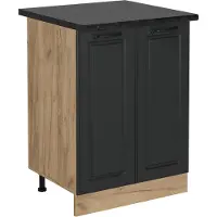 Vicco Keukenonderkast R-Line Antraciet landhuis 60 cm , WB Antraciet, Model 53848