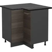 Vicco R-Line Hoekkast – 75.6 cm, WB Antraciet Edel grijs