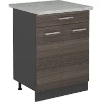 Vicco R-Line Keukenonderkast – 60 cm WB Marmer Edel grijs