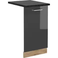 Vicco R-Line Vaatwasserfrontpaneel – 45 cm, WB Antraciet Antraciet Hoogglans