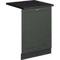 Vicco Vaatwasserfrontpaneel Fame-Line Groen-Goud Landhuis 60 cm , WB Antraciet, Model 55315