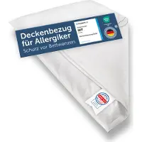 Blumtal Dekbedhoes - Anti-allergie - Anti-mijt dekbed beschermer - Wit - 200 x 200 cm