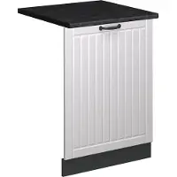 Vicco Fame-Line Vaatwasserfrontpaneel – 60 cm, WB Antraciet Wit Landhuis