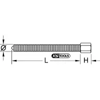 Ks Tools 6103602 Spindel voor poelietrekker
