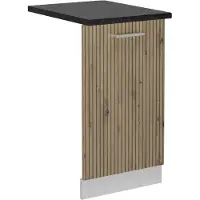 Vicco R-Line Vaatwasserfrontpaneel – 45 cm, WB Antraciet Artisanaal eiken