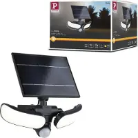 Paulmann Solar LED Wandlamp Sonlig, met schemersensor en bewegingsmelder (IR)