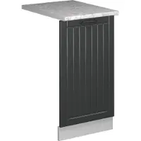 Vicco Fame-Line Vaatwasserfrontpaneel – 45 cm, WB Marmer Antraciet landhuis