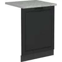 Vicco R-Line Vaatwasserfrontpaneel – 60 cm, WB Marmer Antraciet landhuis