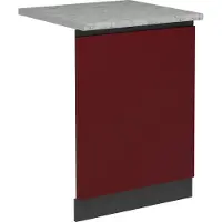 Vicco R-Line Vaatwasserfrontpaneel – 60 cm, WB Marmer Rood