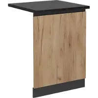 Vicco R-Line Vaatwasserfrontpaneel – 60 cm, WB Antraciet Krachtige eik goud