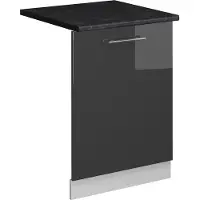Vicco Fame-Line Vaatwasserfrontpaneel – 60 cm, WB Antraciet Antraciet Hoogglans