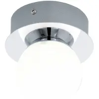 Eglo Mosiano, LED, Lampen met niet-vervangbare lichtbron, 3000 K, 340 lm, IP44, Chroom, Wit