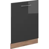 Vicco Fame-Line Vaatwasserfrontpaneel – 60 cm zonder werkblad Antraciet Hoogglans