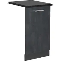 Vicco R-Line Vaatwasserfrontpaneel – 45 cm, WB Antraciet Zwart beton