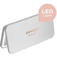 Concept Make-upspiegel met LED-verlichting, wit, model KZ2010