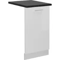 Vicco R-Line Vaatwasser deksel – 45 cm, WB Antraciet Wit Hoogglans