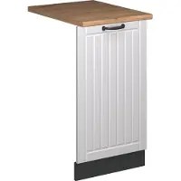 Vicco Fame-Line Vaatwasserfrontpaneel – 45 cm, WB Eik Wit Landhuis
