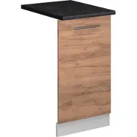 Vicco Fame-Line Vaatwasserfrontpaneel – 45 cm, WB Antraciet Krachtige eik goud