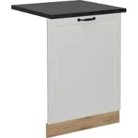 Vicco R-Line Vaatwasserfrontpaneel – 60 cm, WB Antraciet Wit Landhuis