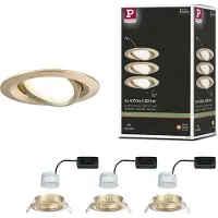 Paulmann LED inbouwspots, set van 3 (Nova)
