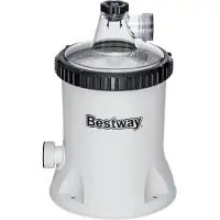 Bestway Zwembadfilterpomp 5678 l/u + filterballen 58870