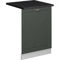 Vicco Fame-Line Vaatwasserfrontpaneel – 60 cm, WB Antraciet Groen-Goud Landhuis