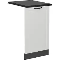 Vicco R-Line Vaatwasserfrontpaneel – 45 cm, WB Antraciet Wit Landhuis