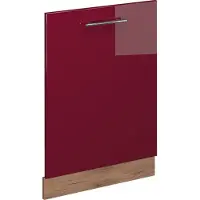 Vicco Fame-Line Vaatwasserfrontpaneel – 60 cm zonder werkblad Bordeauxrode hoogglans
