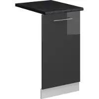Vicco Fame-Line Vaatwasserfrontpaneel – 45 cm, WB Antraciet Antraciet Hoogglans