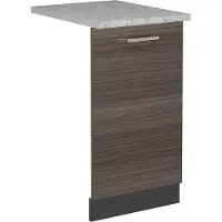 Vicco R-Line Vaatwasserfrontpaneel – 45 cm, WB Marmer Edel grijs