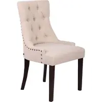 CLP Essstoel Aberdeen, bekleed met stof, met een frame van rubberhout en een zithoogte van 50 cm, kleur grijs. Het frame is antiek gekleurd