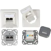 Efbe-Schott EFB Elektronik ET-25211.2V1, 2 x RJ-45, Wit