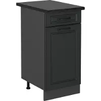 Vicco R-Line Keukenonderkast – 40 cm, WB Antraciet Antraciet landhuis