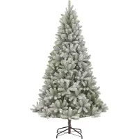 Black Box Trees Nagoya Kunstkerstboom - H120 x Ø79 cm - Groen Frosted