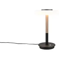 TRIO LED-tafellamp Celeste, dimbaar, wit / opaal, Woon-/ Eetkamer, Glas, Modern, LED tafellamp