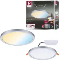 Paulmann 93045 AREO VariFit TuneW Zigbee LED-inbouwpaneel LED 13 W Chroom (mat)