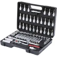 Ks Tools Set van 61 stuks ringsteeksleutels, 3/8 inch