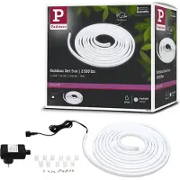 Paulmann SimpLED Strip, IP65 6.500 K, 5m, wit / opaal, Kunststof