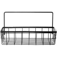 Orion Radka - Keukenhaken - Zwart Metaal - 30x10,5x17cm - Industrieel