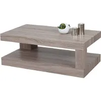 Mendler Salontafel HWC-A32, woonkamertafel, 3D-structuur, 40x110x60 cm, MVG-gecertificeerd donkere eikenhoutlook