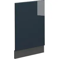 Vicco Frontpaneel Fame-Line Donkerblauw hoogglans 45 cm Zonder werkblad, Model 43695